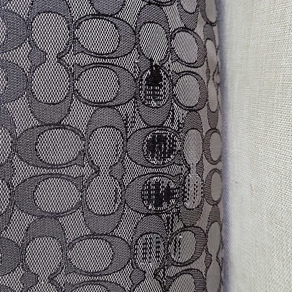 Coach Lexy Signature Black /Gray Shoulder Bag F57612 - Picture 5 of 13